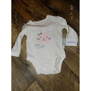 New infant Carter sleeper bodysuit size 3 months baby girl